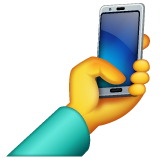 Selfie on WhatsApp