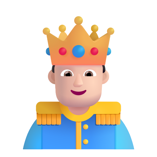 Prince: Light Skin Tone on Microsoft 3D