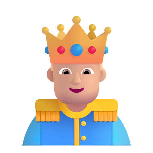 Prince: Medium-Light Skin Tone on Microsoft 3D