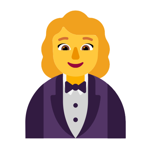 Woman In Tuxedo on Microsoft Fluent