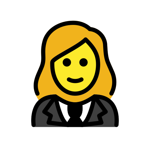 Woman In Tuxedo on OpenMoji