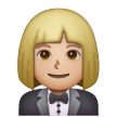Woman In Tuxedo: Medium-Light Skin Tone on Samsung