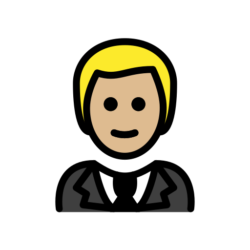 Man In Tuxedo: Medium-Light Skin Tone on OpenMoji