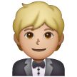 Man In Tuxedo: Medium-Light Skin Tone on Samsung