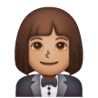 Woman In Tuxedo: Medium Skin Tone on Samsung