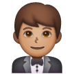 Man In Tuxedo: Medium Skin Tone on Samsung