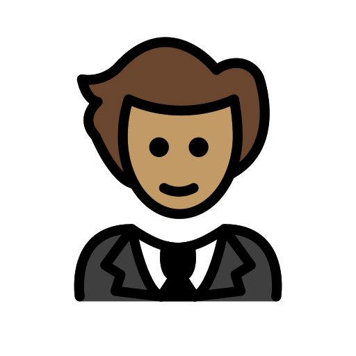 Man In Tuxedo: Medium Skin Tone on OpenMoji