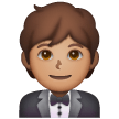 Man In Tuxedo: Medium Skin Tone on Samsung