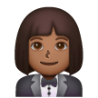 Woman In Tuxedo: Medium-Dark Skin Tone on Samsung