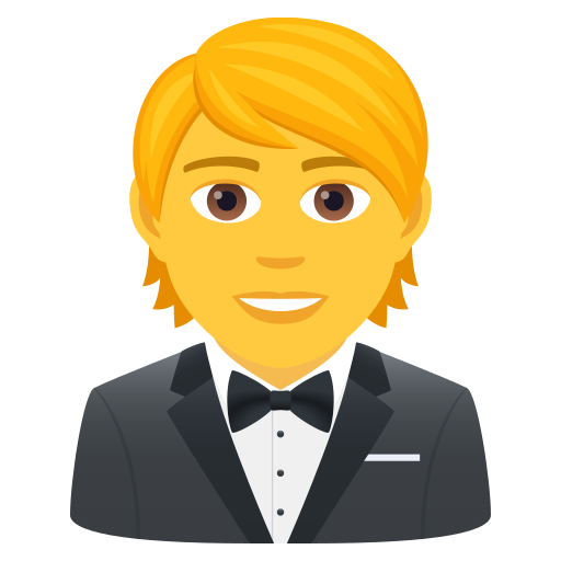 Man In Tuxedo on JoyPixels