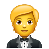 Man In Tuxedo on WhatsApp