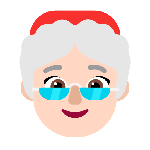 Mother Christmas: Light Skin Tone on Microsoft Fluent