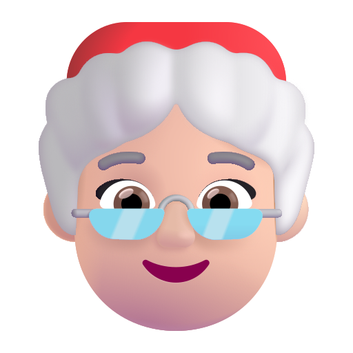 Mother Christmas: Light Skin Tone on Microsoft 3D