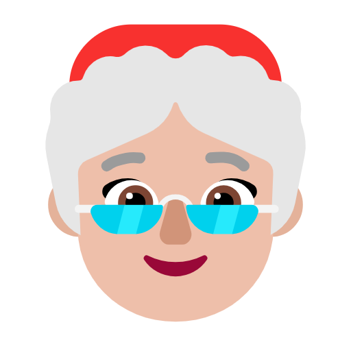 Mother Christmas: Medium-Light Skin Tone on Microsoft Fluent
