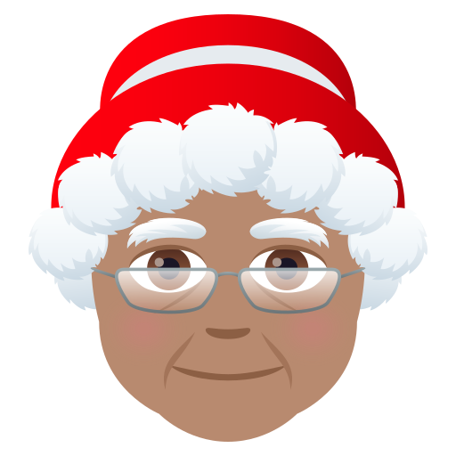 Mother Christmas: Medium Skin Tone on JoyPixels