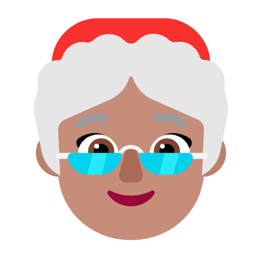 Mother Christmas: Medium Skin Tone on Microsoft Fluent