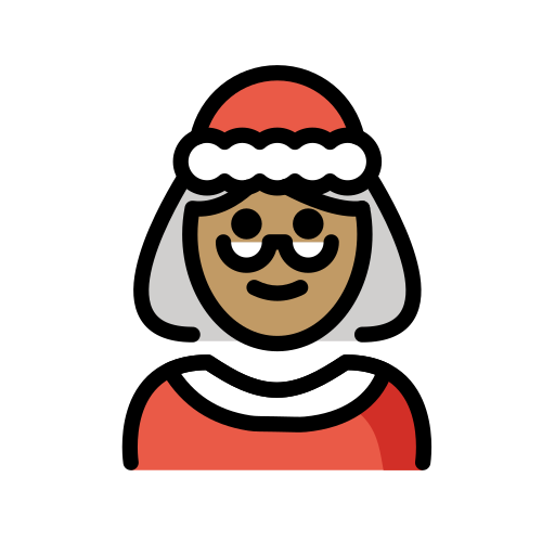 Mother Christmas: Medium Skin Tone on OpenMoji
