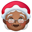 Mother Christmas: Medium-Dark Skin Tone on Samsung