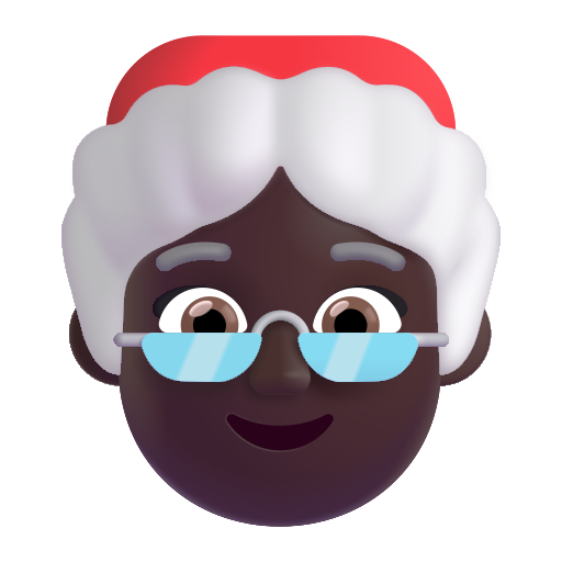 Mother Christmas: Dark Skin Tone on Microsoft 3D