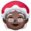 Mother Christmas: Dark Skin Tone on Samsung