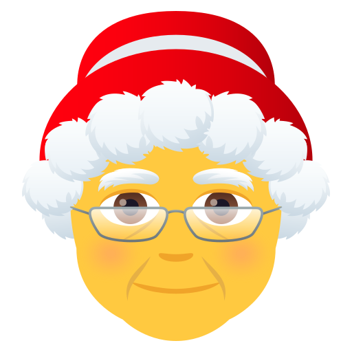 Mother Christmas on JoyPixels