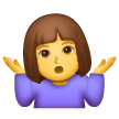 Woman Shrugging on Samsung