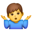 Man Shrugging on Samsung