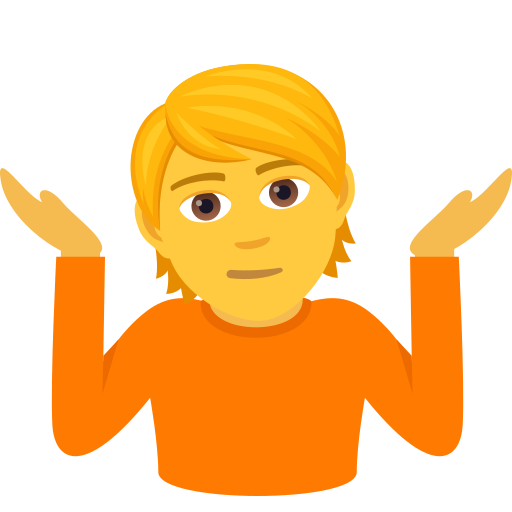 Shrug on JoyPixels