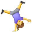 Woman Cartwheeling on Samsung