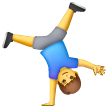 Man Cartwheeling on Samsung