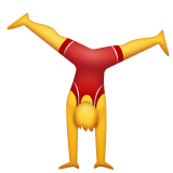 Man Cartwheeling on WhatsApp