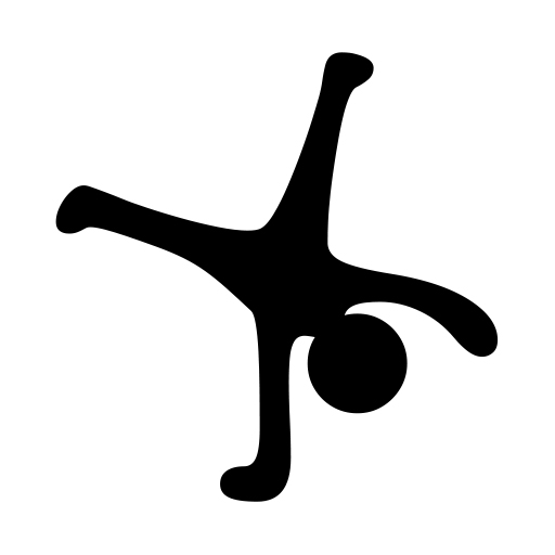 Person Doing Cartwheel on Noto Emoji