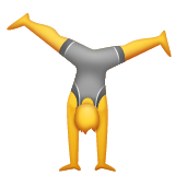 Person Doing Cartwheel on WhatsApp