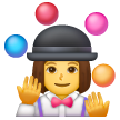 Woman Juggling on Samsung