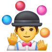 Man Juggling on Samsung
