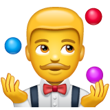 Man Juggling on WhatsApp