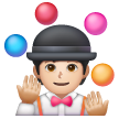 Juggling: Light Skin Tone on Samsung