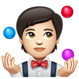 Juggling: Light Skin Tone on WhatsApp