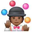 Juggling: Medium-Dark Skin Tone on Samsung