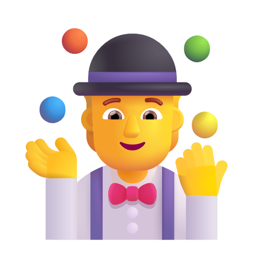 Juggling on Microsoft 3D