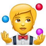 Juggling on WhatsApp