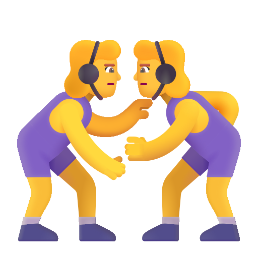 Women Wrestling on Microsoft 3D