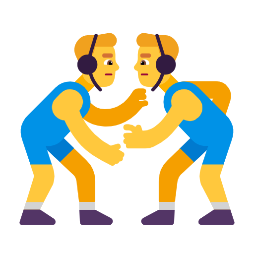 Men Wrestling on Microsoft Fluent