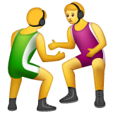 Men Wrestling on WhatsApp