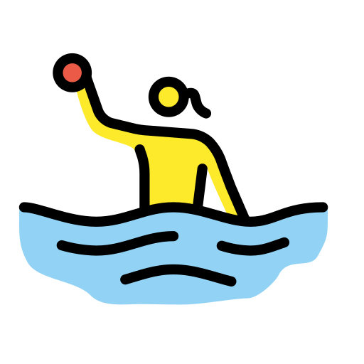 Woman Playing Water Polo on OpenMoji