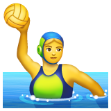 Woman Playing Water Polo on WhatsApp