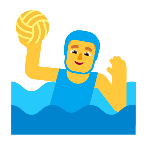 Man Playing Water Polo on Microsoft Fluent