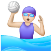 Woman Playing Water Polo: Light Skin Tone on Samsung