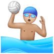 Man Playing Water Polo: Medium-Light Skin Tone on Samsung
