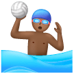 Man Playing Water Polo: Medium-Dark Skin Tone on Samsung